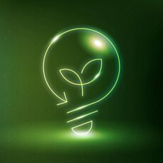 Free Vector _ Environmental light bulb icon vector clean technology symbol Free Vector _ Environmental light bulb icon vector clean technology symbol